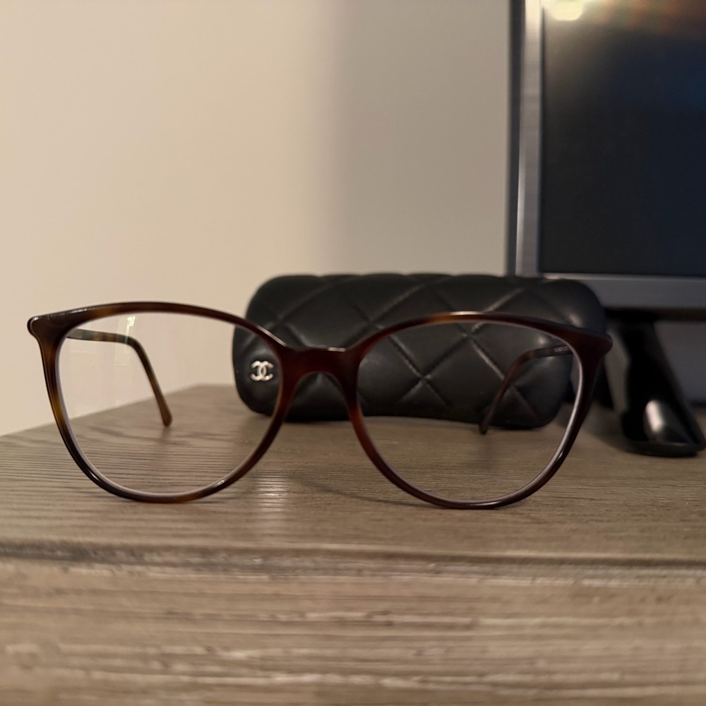Chanel Brown Tortoise Shell Glasses